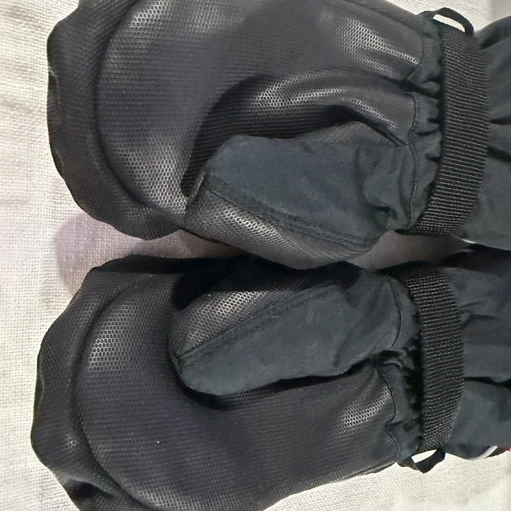 Hestra Black Insulated Ski Mittens